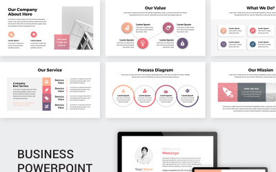 Lungi - Moderne Business-PowerPoint-Vorlage