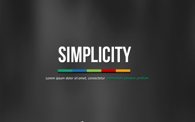 PowerPoint Vorlage namens "Simplicity | Powerpoint + Bonus" #81509