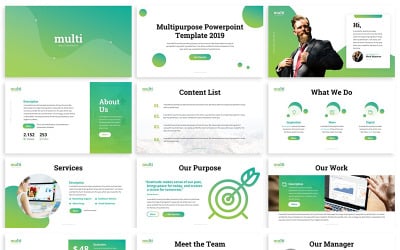 Modèle PowerPoint multi-usages