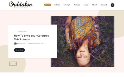Modello WordPress #81698 "Oaktalon"