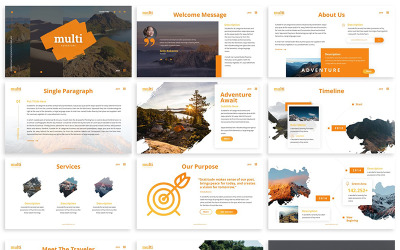 MultiAdventure PowerPoint sablon