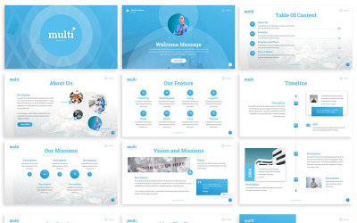 MultiMedical – PowerPoint bemutatósablon
