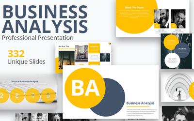 Analiza biznesowa - szablon Keynote