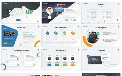 Erfarenhet - Startup PowerPoint-mall