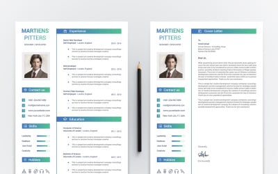 Martiens Pitters Modern Resume Template