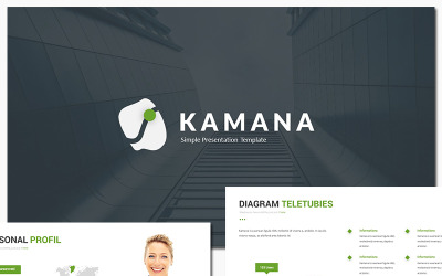 Modello PowerPoint di Kamana