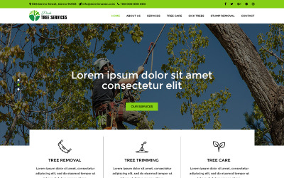Pach Tree Services - Modello PSD di Tree Services