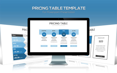 Pricing Table PowerPoint template