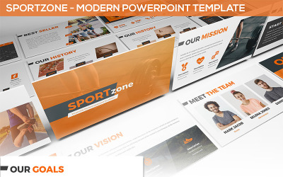 Sportzone - Moderní PowerPoint šablona