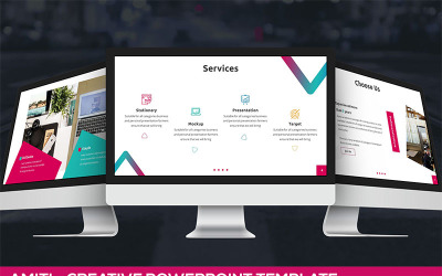 Amiti - Kreatywny szablon PowerPoint