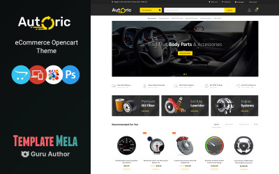 Autoric - OpenCart шаблон магазина запчастей