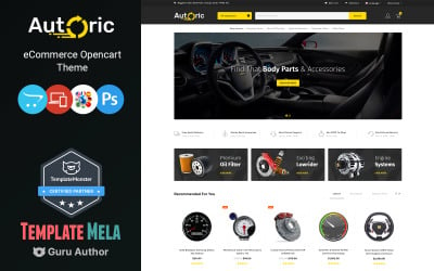 Autoric - Spare Parts Store OpenCart Template