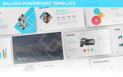 巴拉加的PowerPoint模板