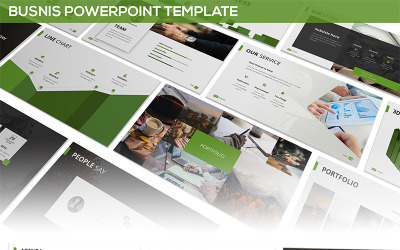 Busnis PowerPoint sablon