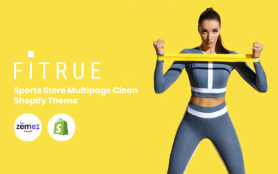 Fitrue - Sports Store Multipage Clean Shopify Theme