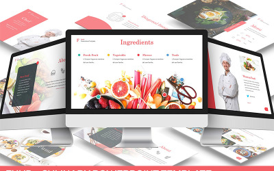 Fuud - Culinaire PowerPoint-sjabloon