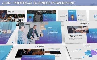 加入 - 提案业务的PowerPoint模板