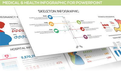 Medical &amp;amp; Health Infographic PowerPoint-mall