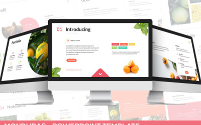 Monduras - Natura Szablon PowerPoint