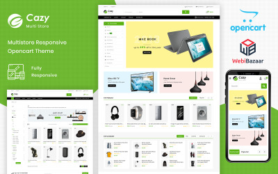 Responsywny szablon OpenCart Cazy - The Shopping Mall #81872