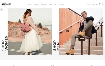 Reszponzív Brutalist - Fashion Store Bootstrap Ecommerce Modern PrestaShop sablon 81855