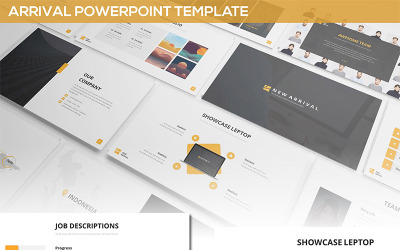 Шаблон PowerPoint прибуття