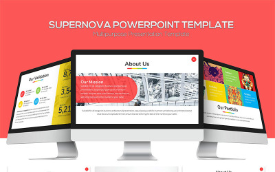 Supernova – багатоцільовий шаблон PowerPoint