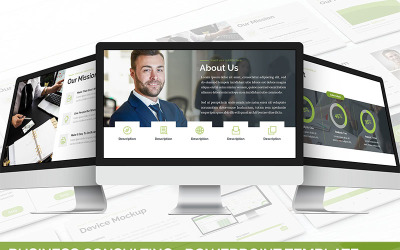 Szablon PowerPoint Business Consulting