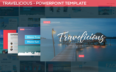 Travelicious PowerPoint sablon