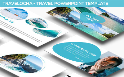 Travelocha - Modèle PowerPoint de voyage