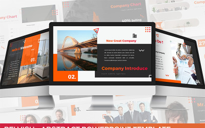 Belvish - Absztrakt és modern PowerPoint sablon