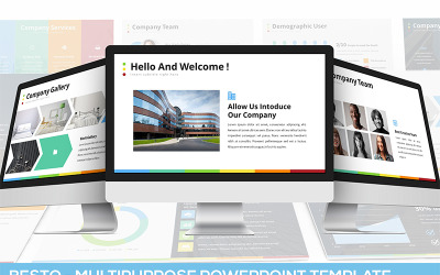 Besto — uniwersalny szablon PowerPoint