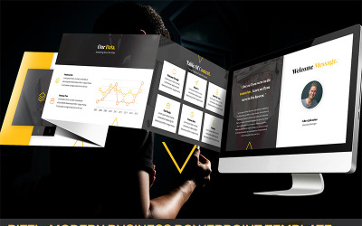 Bizzi - Modern üzleti PowerPoint sablon