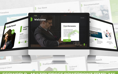 Ecoworld - Многоцелевой шаблон PowerPoint
