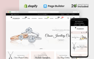 Elements Jewellery Store Shopify Theme