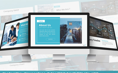 Enquity - Modello di PowerPoint finanziario