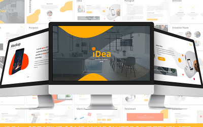 iDea - Yaratıcı Şirket PowerPoint şablonu