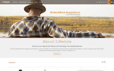 Lifestyle - Fashion Accessories Store OpenCart Template