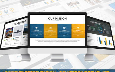 Logistiek Presentatie PowerPoint-sjabloon