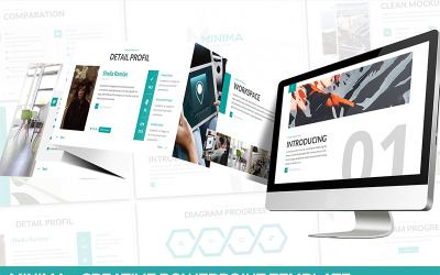Minima - Minimal &amp; Creative PowerPoint template