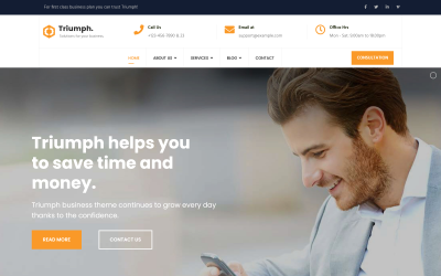 Triumph - Consulting and Professional Joomla 4 Template