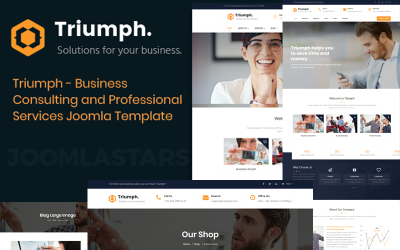 "Triumph - Consulting and Professional" thème Joomla adaptatif #81931