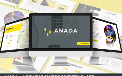 Anada - PowerPoint-sjabloon voor bureaus