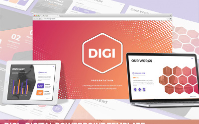 Digi - Digitális PowerPoint sablon