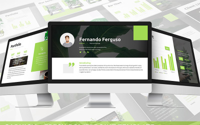 Garnicia - modello PowerPoint fresco