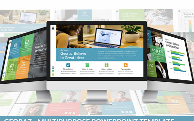 Georaz – Többcélú PowerPoint sablon