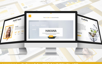 Hakana – Tiszta PowerPoint sablon