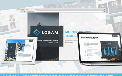 Logam - Modèle PowerPoint polyvalent
