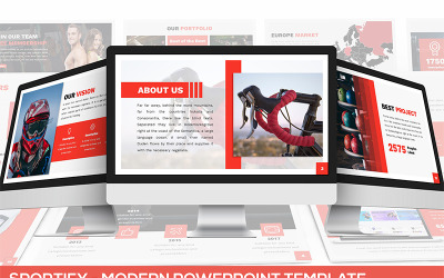 Sportify - Modern PowerPoint-mall