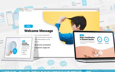 Versie – Fluid Style PowerPoint sablon